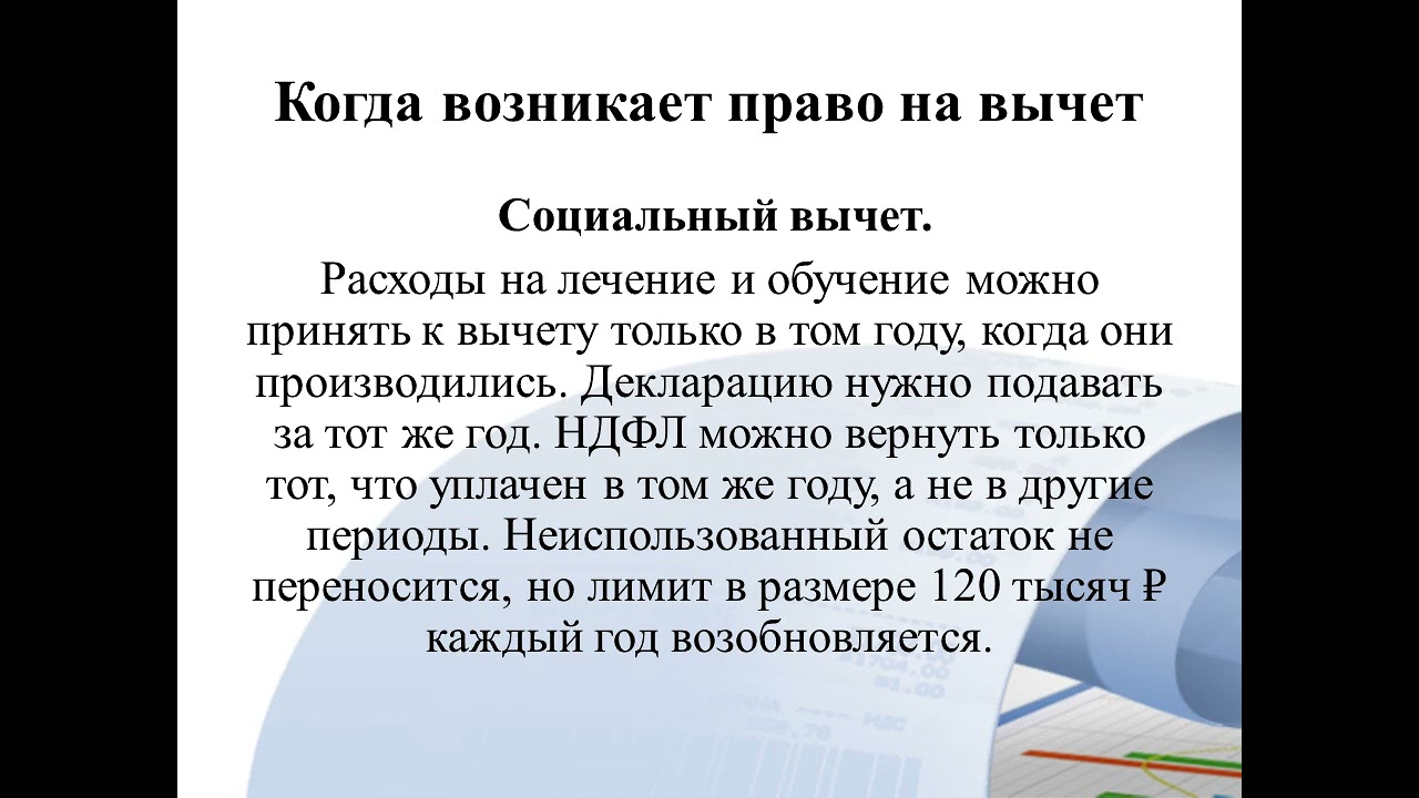 Сроки подачи налогового вычета за квартиру